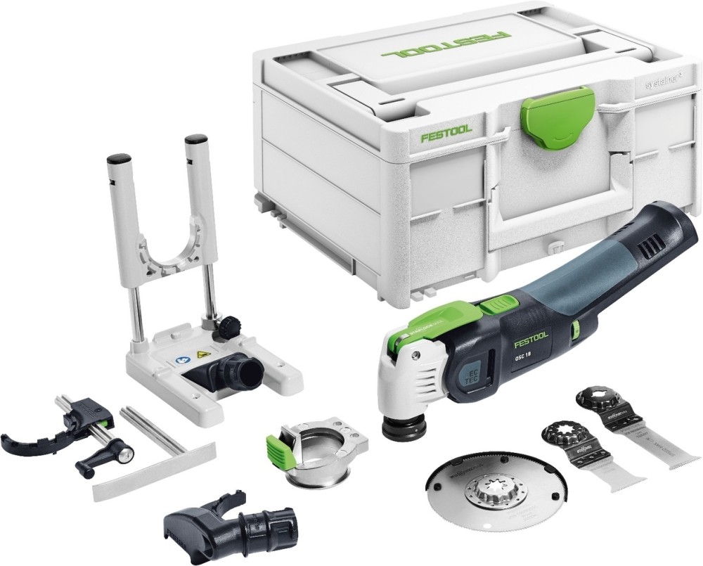 Festool Vecturo OSC 18 StarlockMax Oscillating Multi Tool BASIC SET Systainer Bare Tool
Festool Vecturo OSC 18 StarlockMax Oscillating Multi Tool BASIC SET Systainer Bare Tool