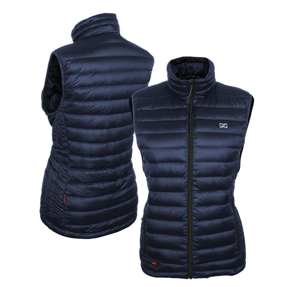 Mobile Warming Summit Heated Vest 12 Volt Womens Navy Medium