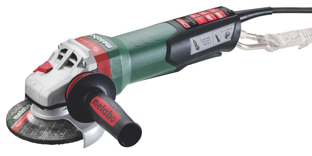 Metabo WEPBA 19-125 Q DS M 5" Brake Angle Grinder 11000 RPM 14.5Amp