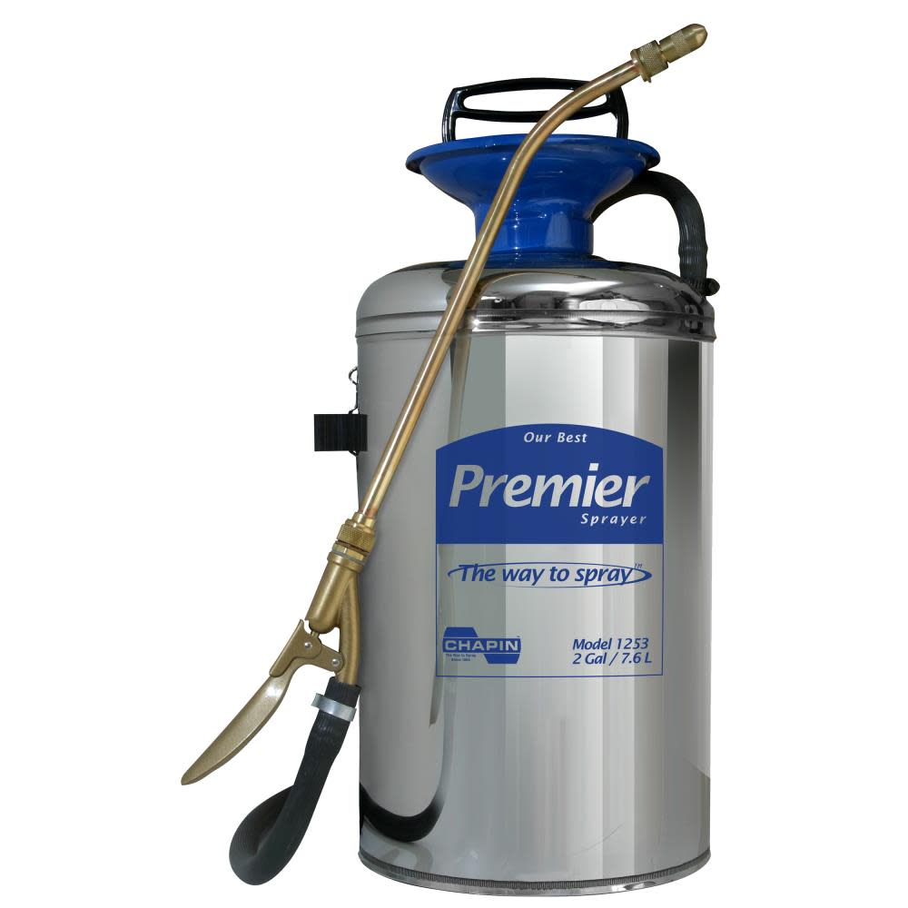 Chapin Mfg 1253 2 Gallon Premier Stainless Steel Sprayer