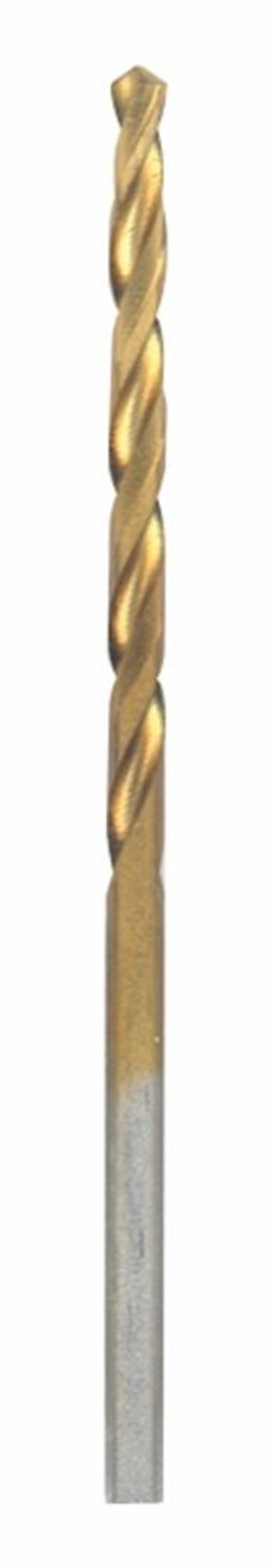 Bosch 3/32 In. x 2-1/4 In. Titanium-Coated Drill Bit
