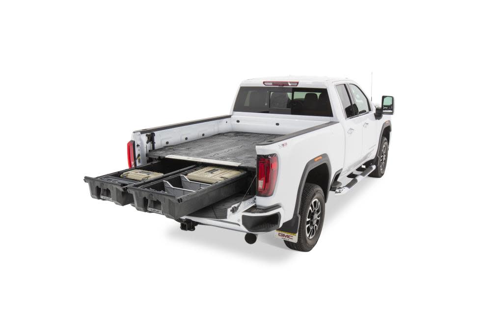 Decked Storage System for GMC Sierra or Chevrolet Silverado 1500 (2019-current) - New "Wide" Bed Width - 6' 6" Bed Length
Decked Storage System for GMC Sierra or Chevrolet Silverado 1500 (2019-current) - New "Wide" Bed Width - 6' 6" Bed Length