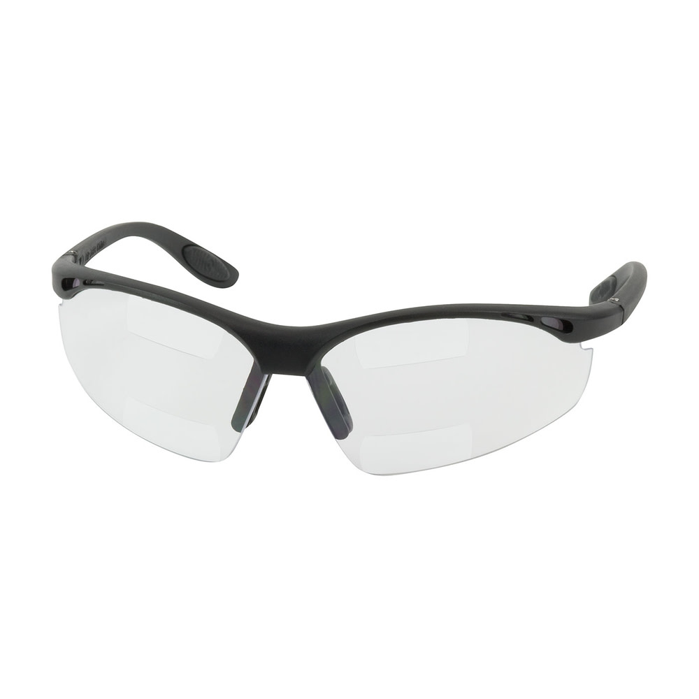 Protective Industrial Products Double Mag Readers Semi-Rimless Safety Readers with Black Frame Clear Lens and Anti-Scratch / Anti-Fog Coating +1.50 TOP/BOT
Protective Industrial Products Double Mag Readers Semi-Rimless Safety Readers with Black Frame Clear Lens and Anti-Scratch / Anti-Fog Coating +1.50 TOP/BOT