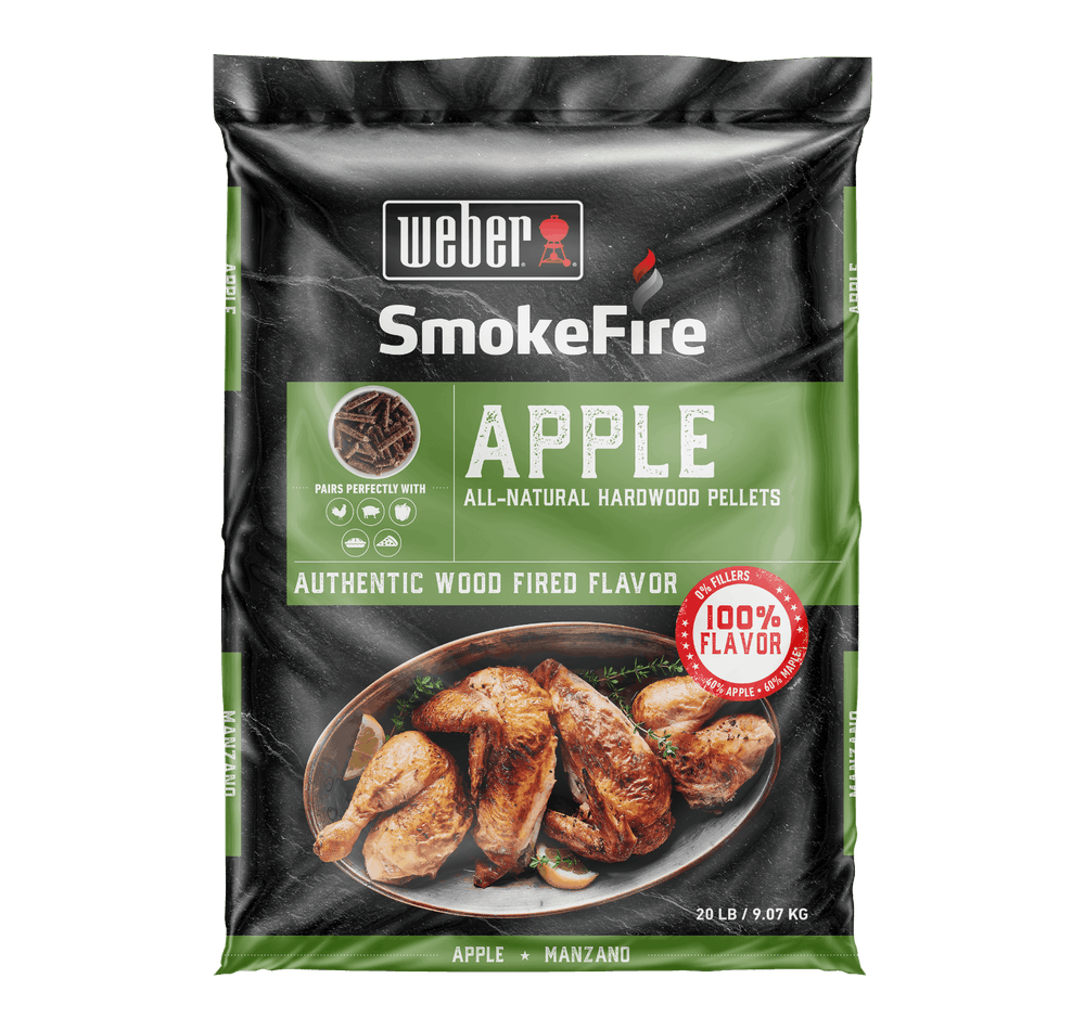 Weber 20 Lb Apple All-Natural Hardwood Pellets