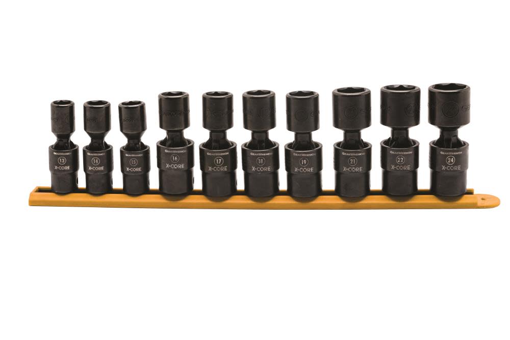 GEARWRENCH Pinless Universal Impact Socket Set 10 pc 1/2 In Drive 6 Point Metric
GEARWRENCH Pinless Universal Impact Socket Set 10 pc 1/2 In Drive 6 Point Metric