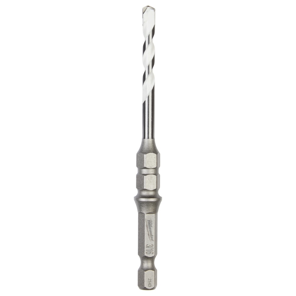 Milwaukee 3/16" x 4" SHOCKWAVE Carbide Multi Material Drill Bit for Concrete Screws