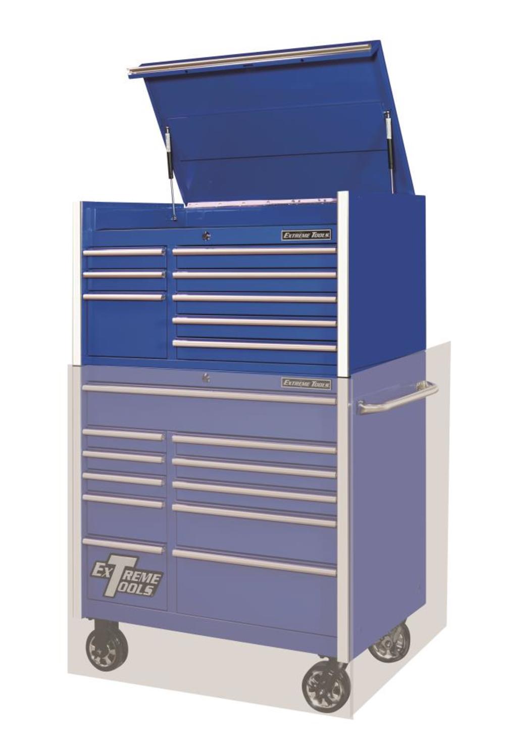 Extreme Tools 41" 8 Drawer Top Chest - Blue