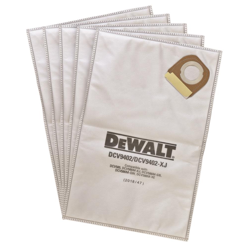 DEWALT Disposable Fleece Liner for DCV585 Dust Extractor (5 PK)