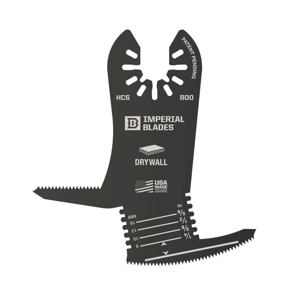Imperial Blades IBOA800-1 One Fit 4-IN-1 Features Drywall Blade 1PC