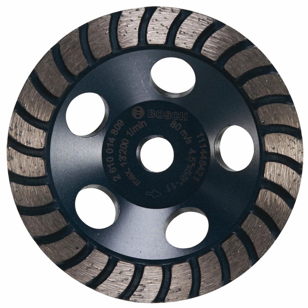 Bosch 5" Turbo Row Diamond Cup Wheel