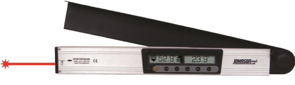 Johnson Level 21 In. Digital Magnetic Level & Angle Locater with Dot Laser