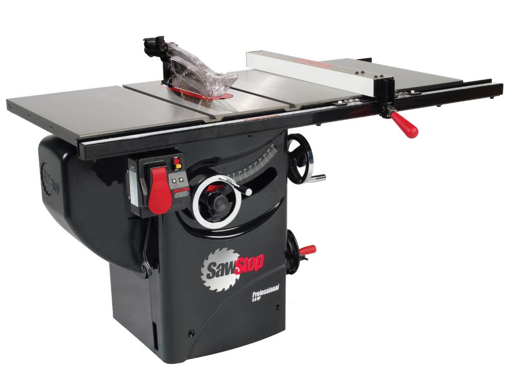 Sawstop 10 in. 3 HP Professional Cabinet Saw with 30 In. Fence