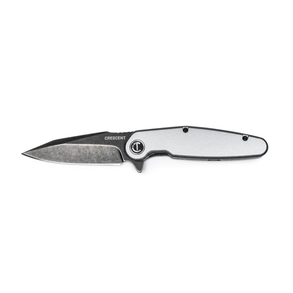 Crescent 3-1/2" Harpoon Blade Aluminum Handle Pocket Knife