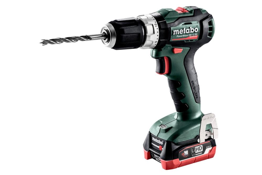 Metabo 12V PowerMaxx Compact Brushless Hammer Drill/Driver kit 2x 4.0Ah LiHD