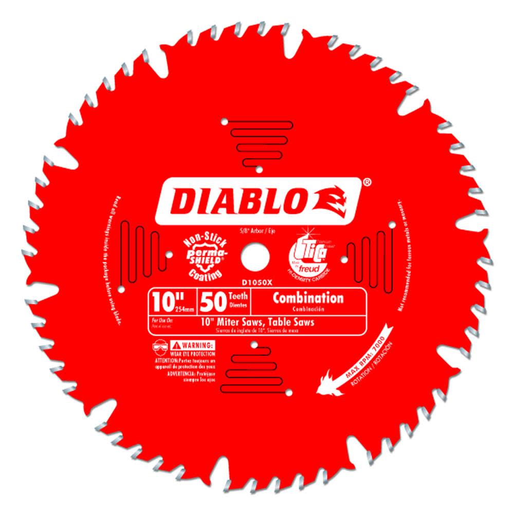 Diablo Tools 10 In. x 50 Tooth Combination Circular Saw Blade