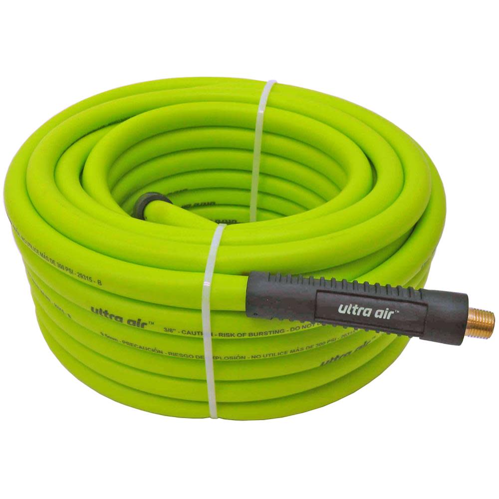 Plews 50 Ft. Hybrid Air Hose 3/8" Hose Diameter 1/4" Hose Fitting Size
