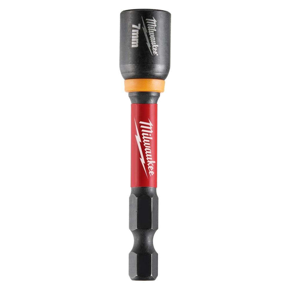 Milwaukee SHOCKWAVE Impact Duty 7MM x 2 9/16" Magnetic Nut Driver 10pk
