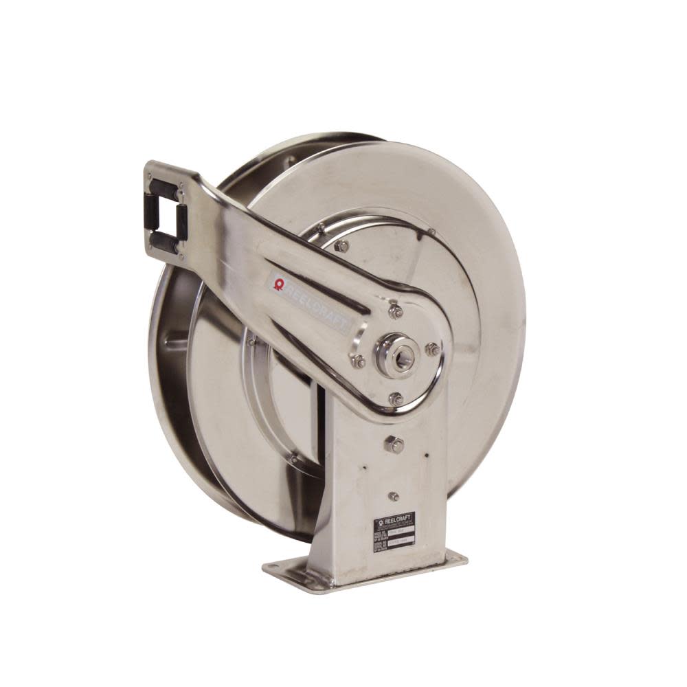 Reelcraft Hose Reel without Hose Stainless Steel Series 7000 1/2" x 50'