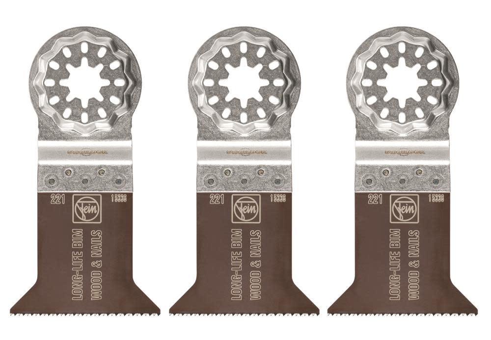 Fein E-Cut Long-Life 221 Saw Blade with Bi Metal Teeth Set for All Woods Plasterboard and Plastic Materials
Fein E-Cut Long-Life 221 Saw Blade with Bi Metal Teeth Set for All Woods Plasterboard and Plastic Materials