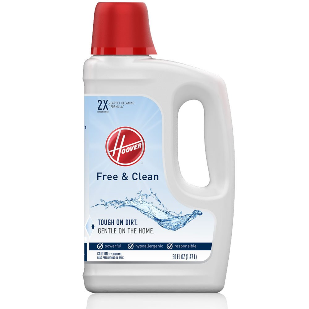 Hoover Residential Vacuum Free & Clean Hypoallergenic Carpet Cleaner Solution 50oz
Hoover Residential Vacuum Free & Clean Hypoallergenic Carpet Cleaner Solution 50oz