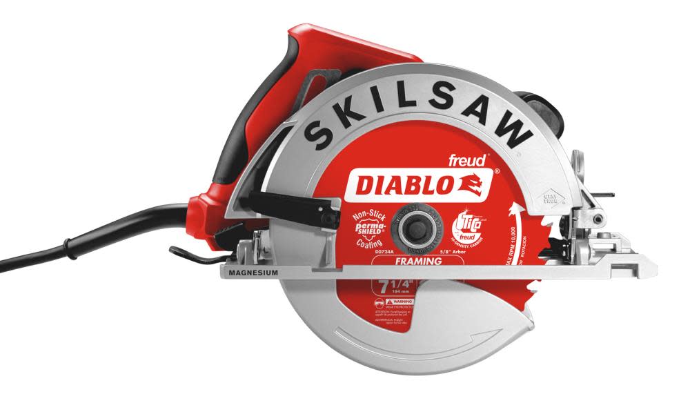 Skilsaw 7-1/4 In. Magnesium SIDEWINDER Circular Saw with Diablo Blade