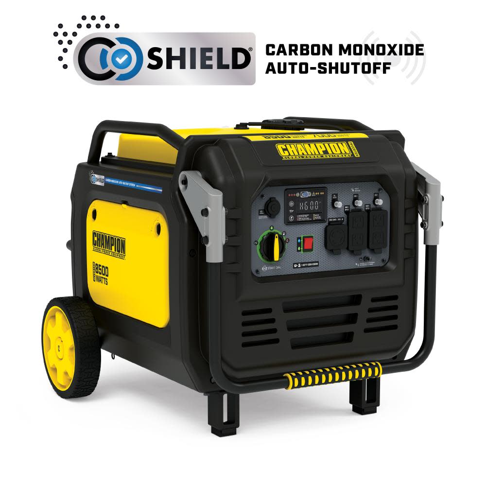 Champion Power Equipment 8500 Watt Portable Electric Start Inverter Generator with Quiet Technology and CO Shield
Champion Power Equipment 8500 Watt Portable Electric Start Inverter Generator with Quiet Technology and CO Shield