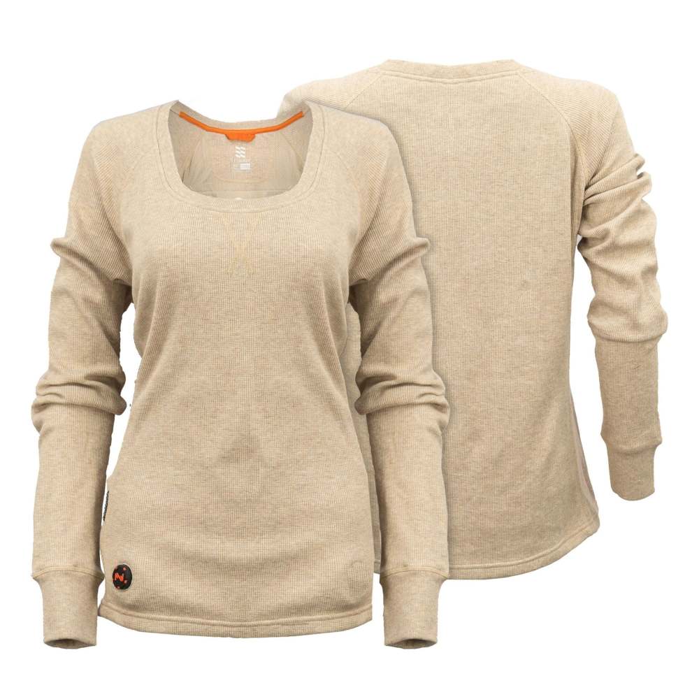 Mobile Warming Thermick 2.0 Baselayer Shirt Womens Tan Medium
