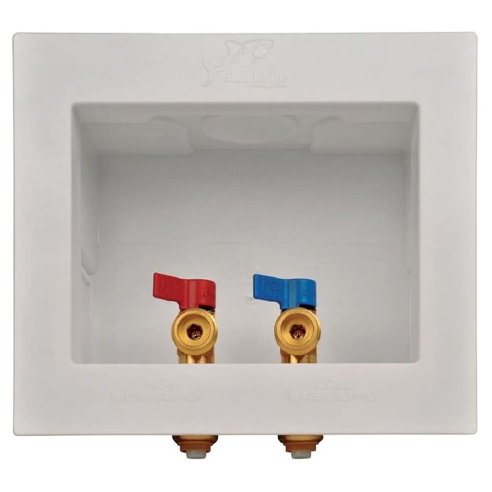 Sharkbite 1/2" x 3/4" MHT Brass Washing Machine Outlet Box