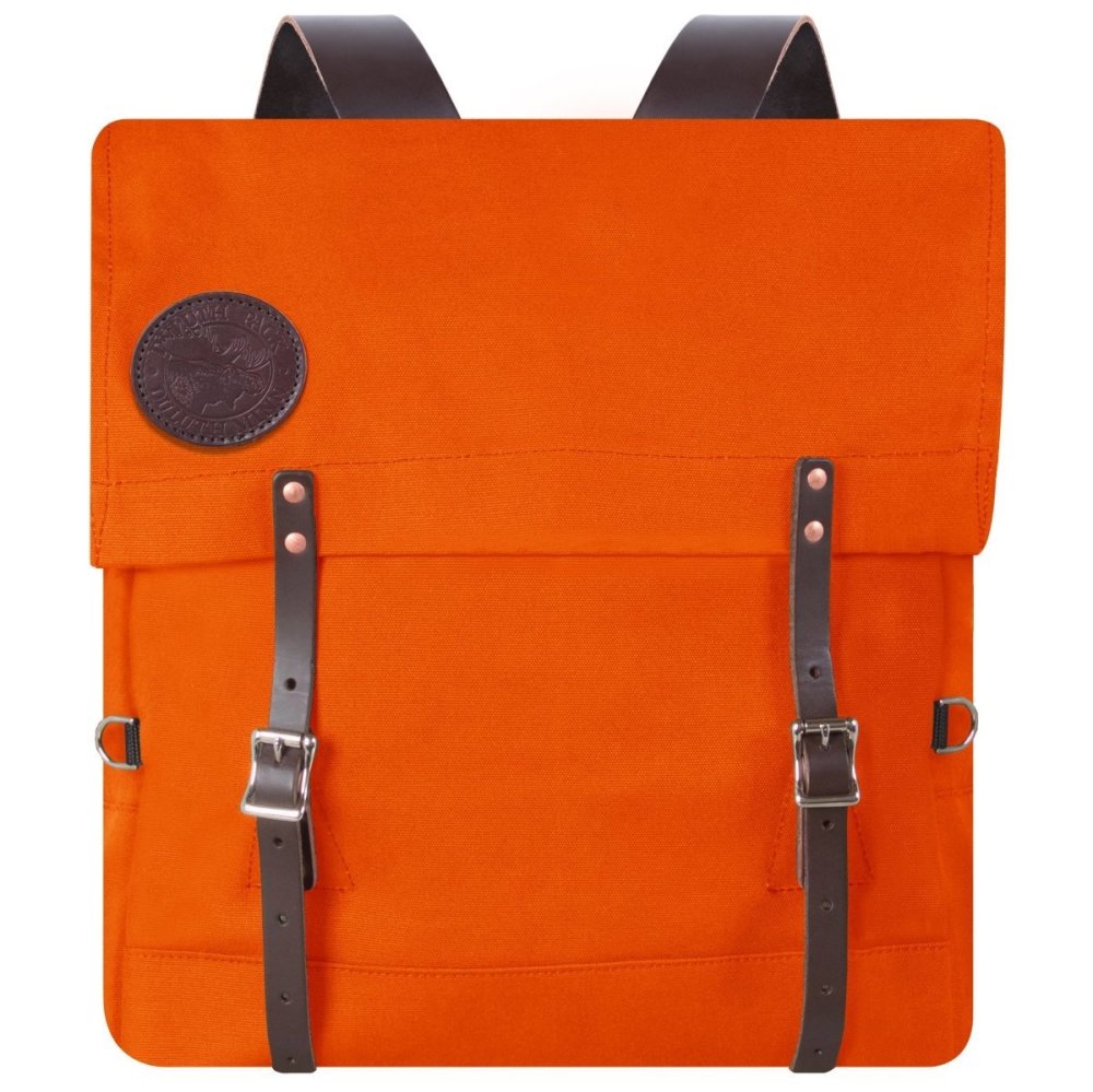 Duluth Pack 64 Liter Capacity Orange Canvas Box Style Standard Food Pack