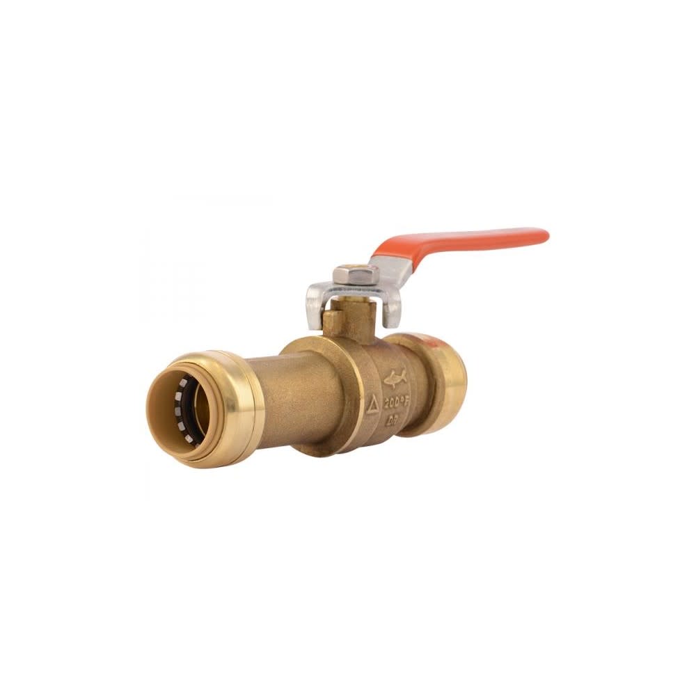 Sharkbite 3/4" x 3/4" Brass Push Fit Ball Valve