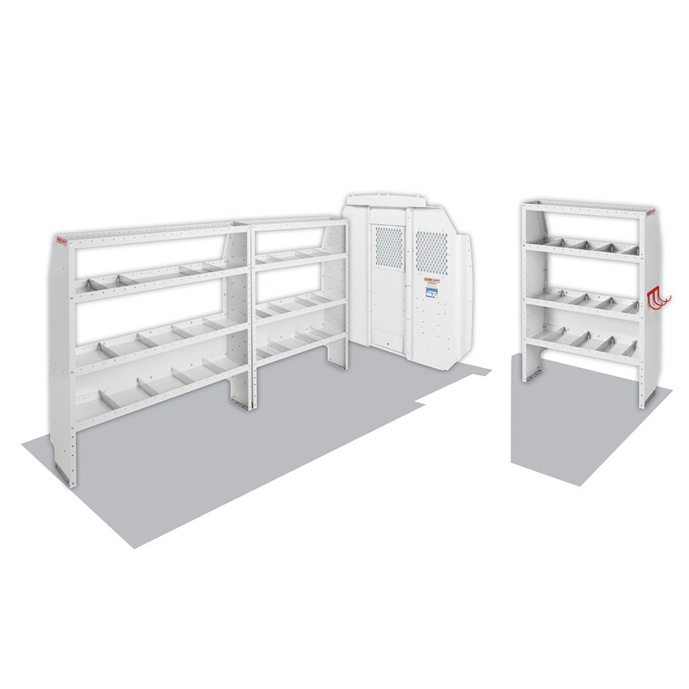 Weather Guard Commercial Shelving Package for High-Roof 159 Inch Wheel Base RAM ProMaster Vans
Weather Guard Commercial Shelving Package for High-Roof 159 Inch Wheel Base RAM ProMaster Vans