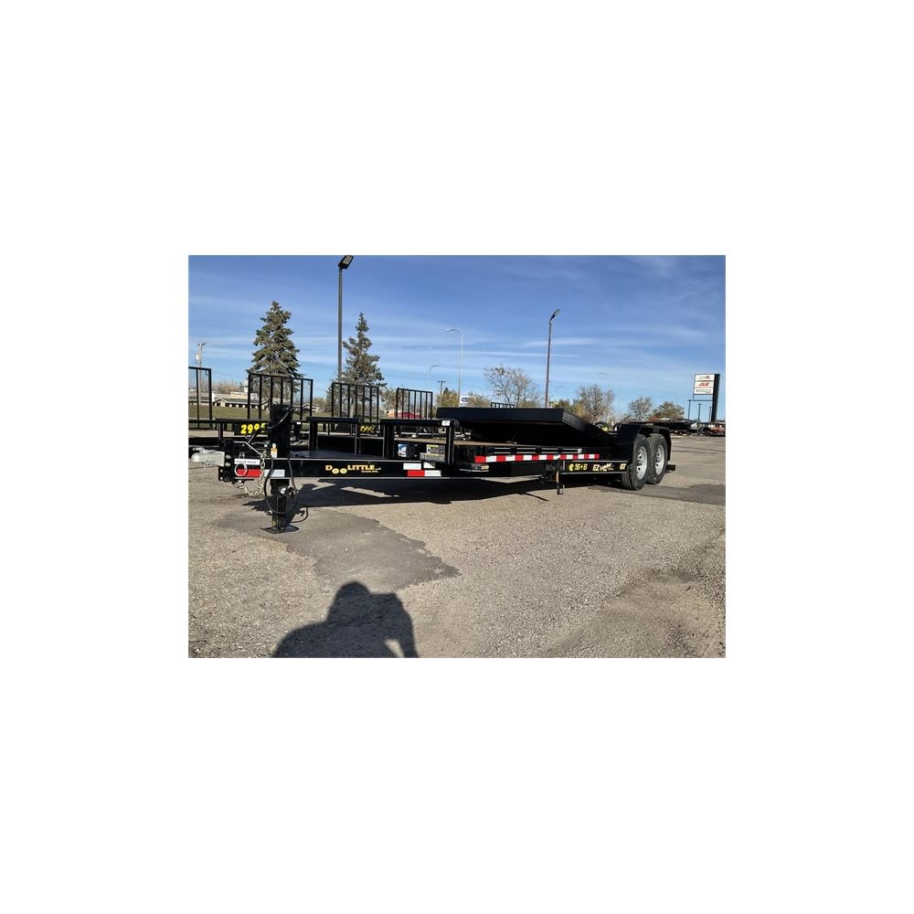Doolittle Trailer Mfg EZ Loader GT 22' x 88" Dual Axle Split Deck Hydraulic Tilt Bed Equipment Trailer New