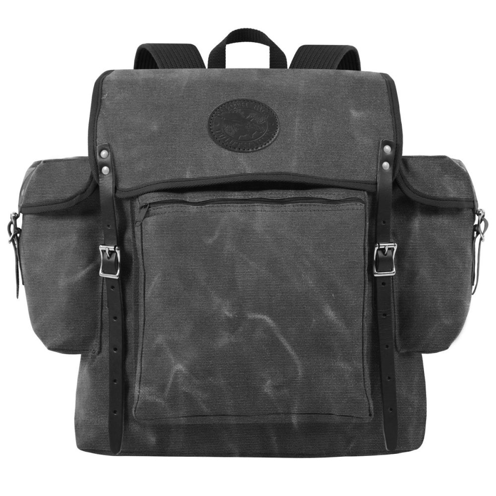 Duluth Pack 32 Liter Capacity Wax Gray Canvas Rambler Backpack