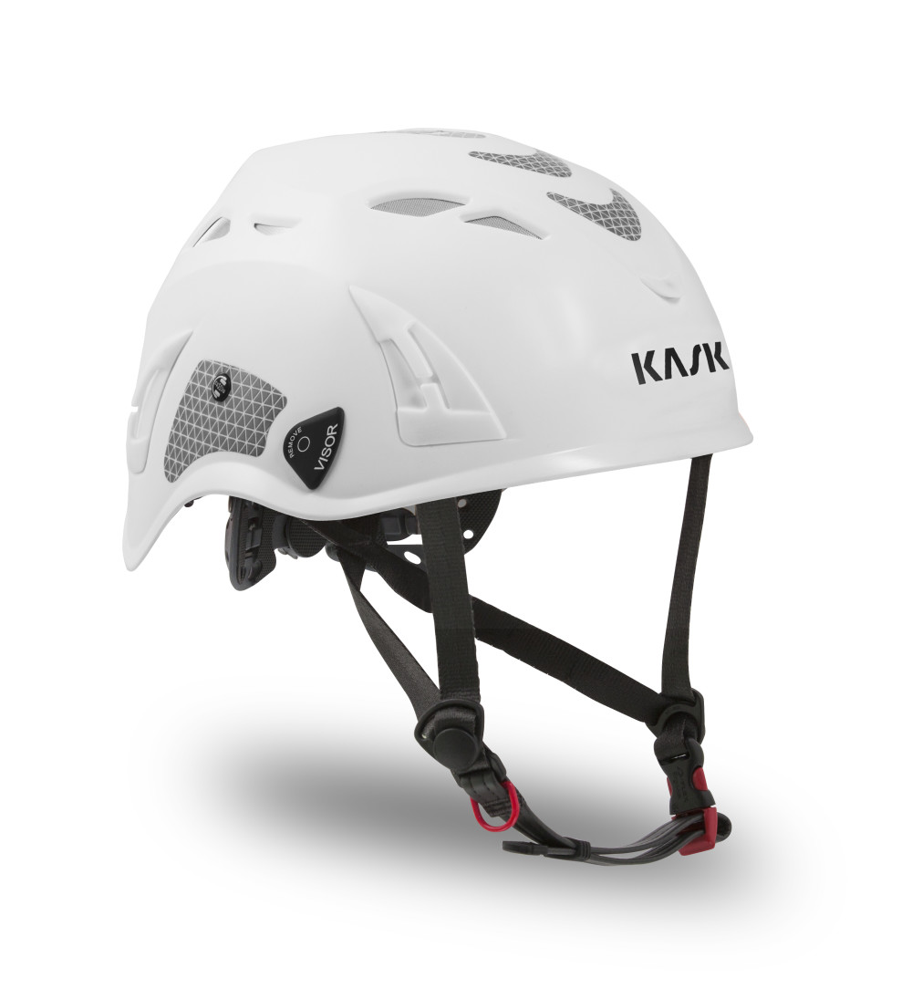 KASK America SUPERPLASMA HD HI VIZ Ventilated Work/Rescue Helmet - White