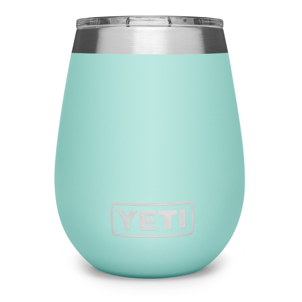 Yeti Rambler Wine Tumbler with MagSlider Lid 10oz Seafoam