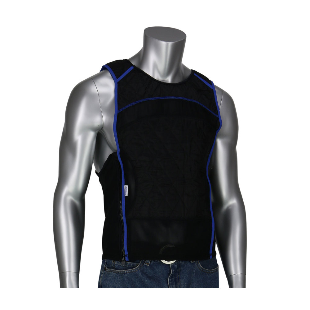 Protective Industrial Products Evaporative Tank Top Shirt EZ Cool Black Large