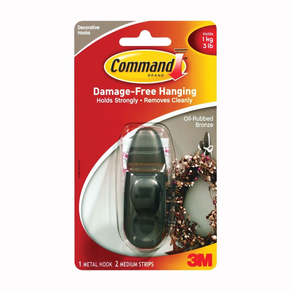 3M Medium Forever Classic Oil Rubbed Bronze Metallic Hook