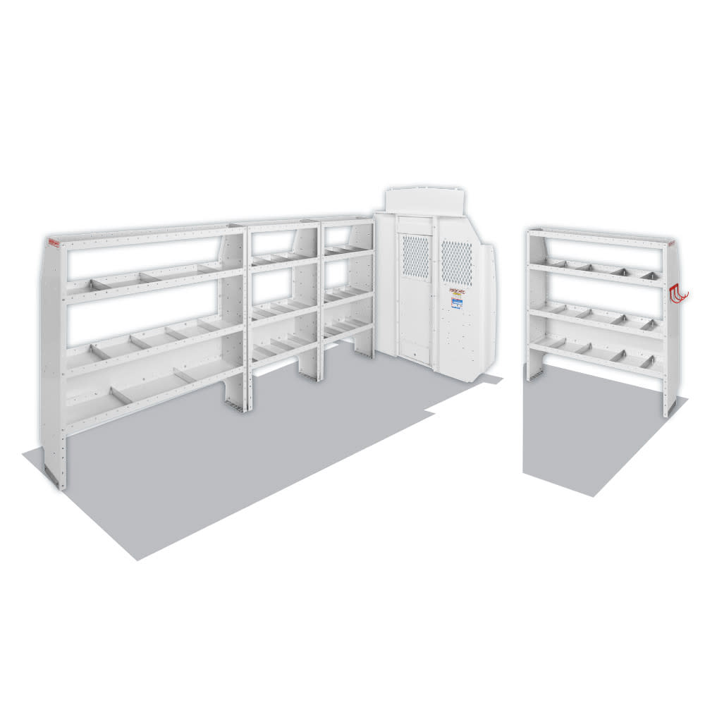 Weather Guard Commercial Shelving Package for High-Roof 159 Inch Extended Inch Wheel Base RAM ProMaster Vans
Weather Guard Commercial Shelving Package for High-Roof 159 Inch Extended Inch Wheel Base RAM ProMaster Vans