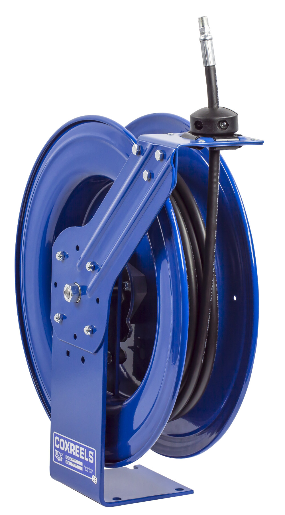Coxreels Heavy Duty Spring Driven Hose Reel 1/4" x 60' 5000PSI