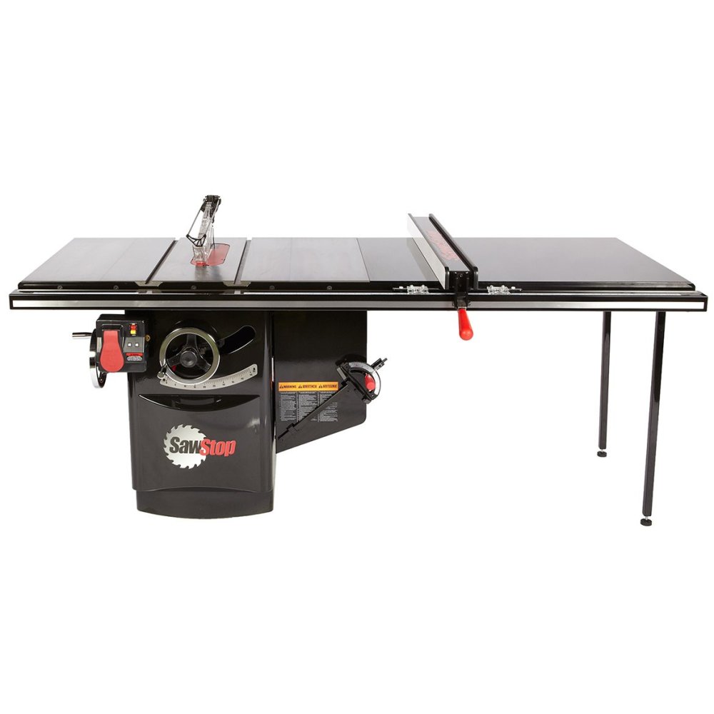 Sawstop Industrial 10" Cabinet Saw with 52 In. T-Glide Fence System