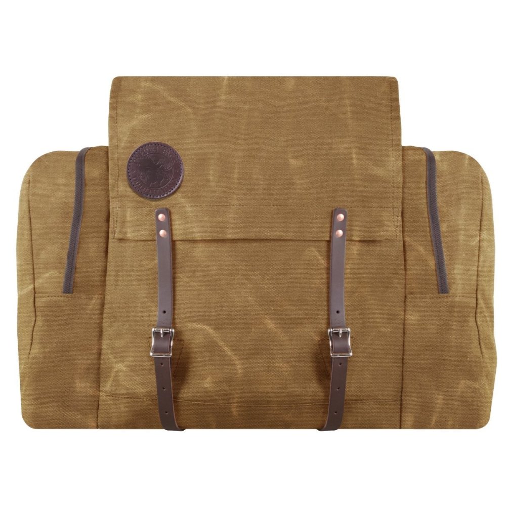 Duluth Pack 64 Liter Capacity Wax Khaki Canvas Camp Kitchen Pack