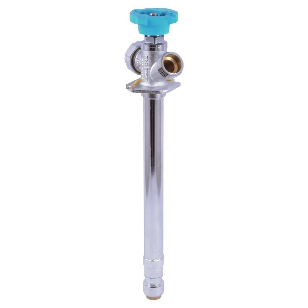 Sharkbite 1/2" PTC T x 3/4" S MHT Brass Frost Free Sillcock
