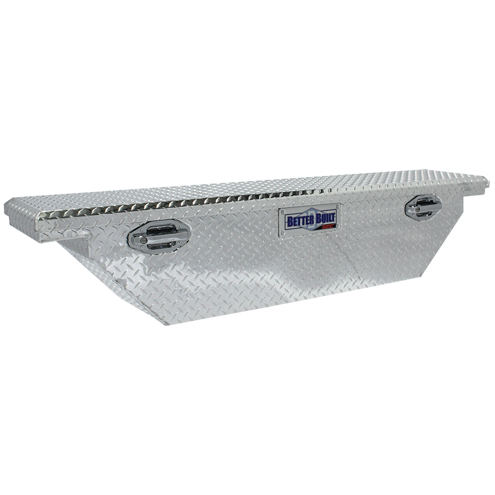 Better Built 61.5" SEC Saddle Truck Tool Box LOW PROFILE NARROW BRITE ALUMINUM