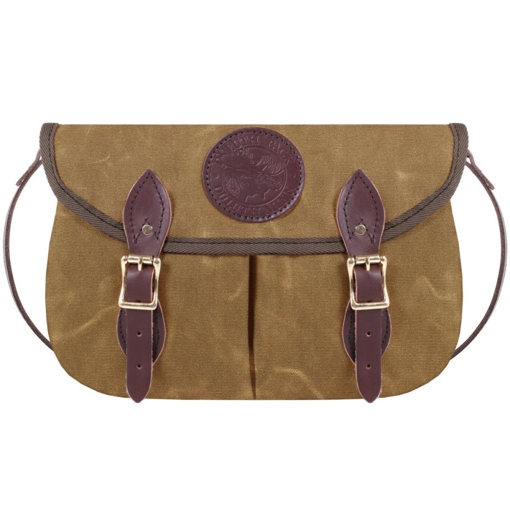 Duluth Pack 6 Liters Capacity Waxed Khaki Medium Double Shell Purse
