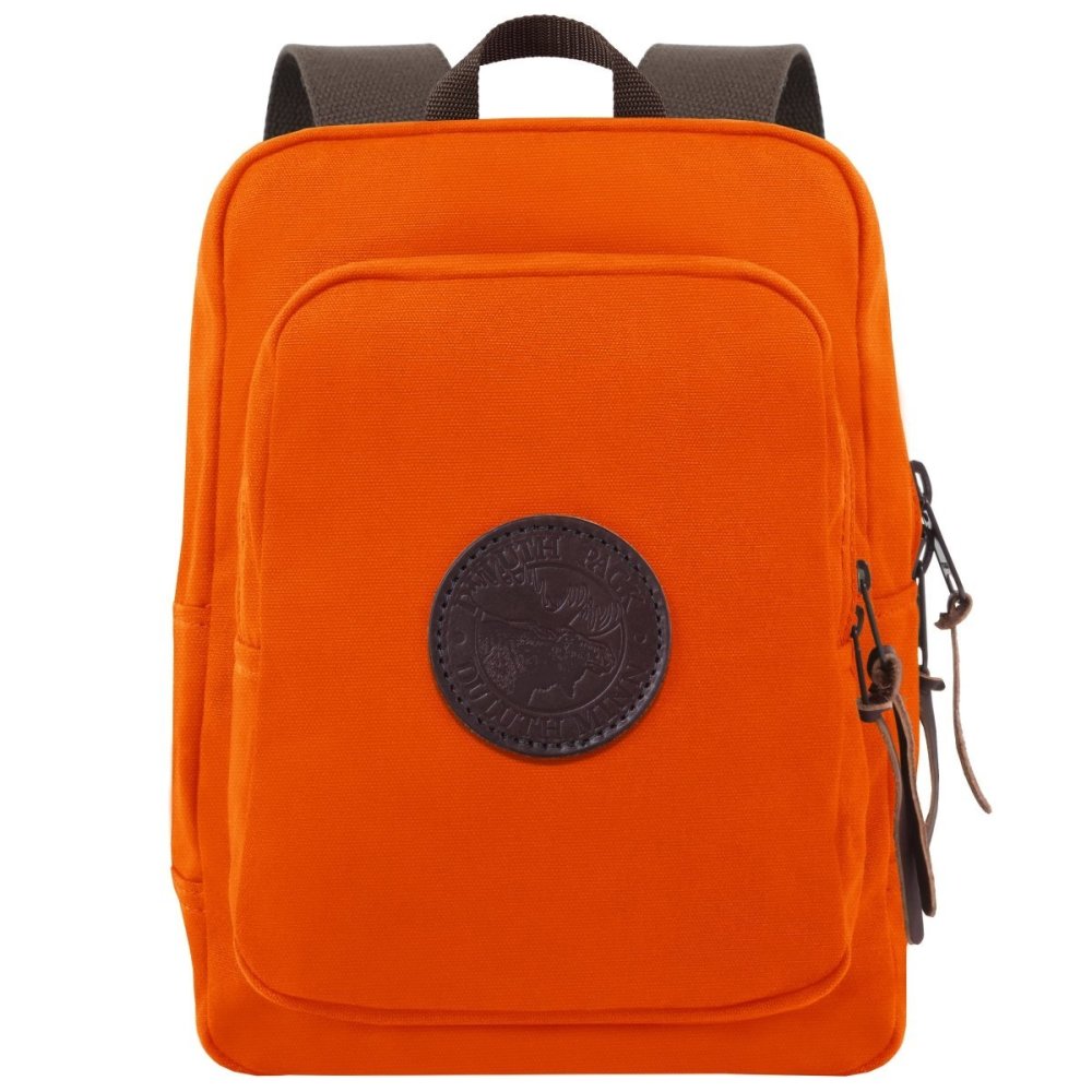 Duluth Pack 9 Liter Capacity Orange Small Standard Backpack