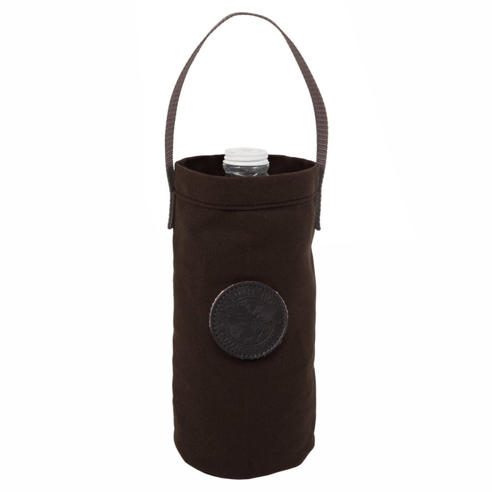 Duluth Pack 10 In. H x 5.5 In. W Brown Canvas Growler Tote
