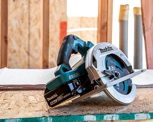 A Makita 18V LXT circular saw