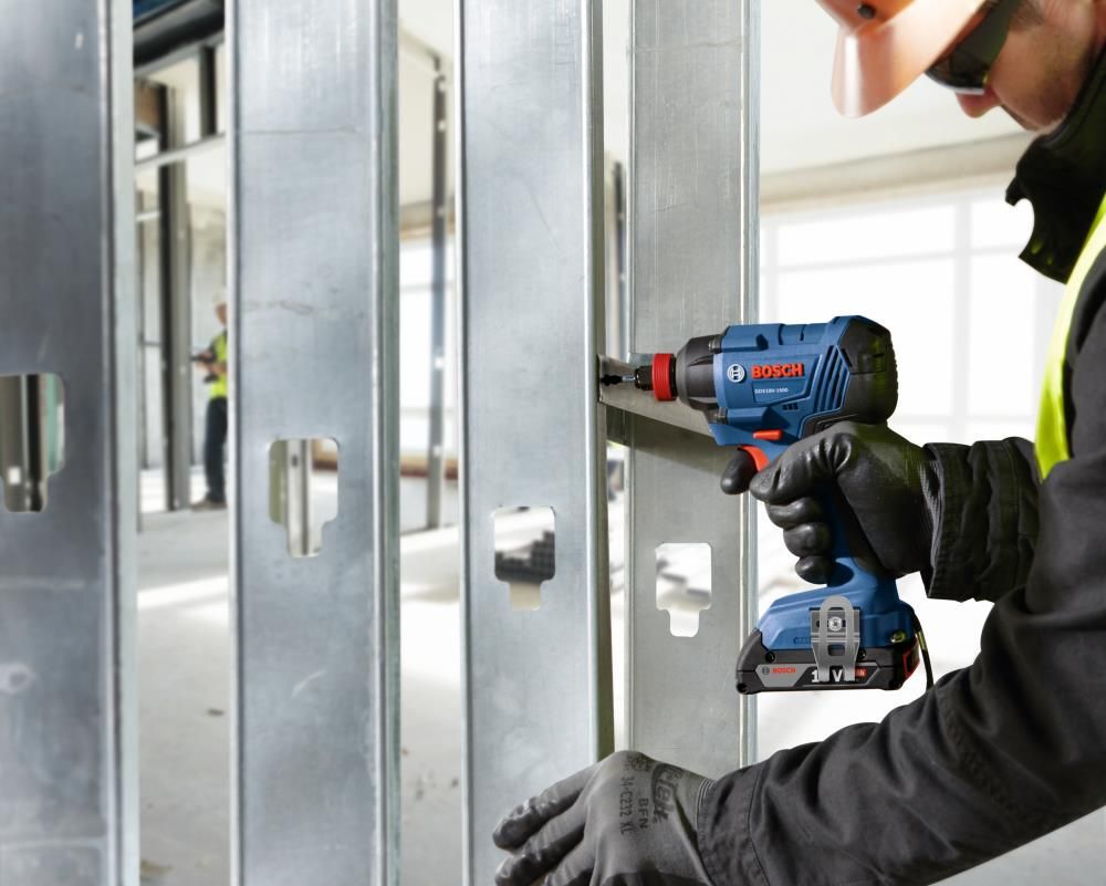 Bosch 18V Freak 1/4in & 1/2in Two In One Bit/Socket Impact Driver Kit Reconditioned, large image number 9