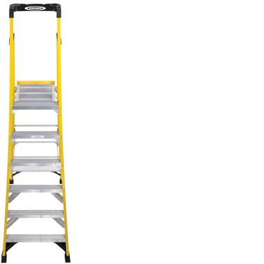 Werner Podium 6-ft Fiberglass 375-lb Type IAA Step Ladder, large image number 4