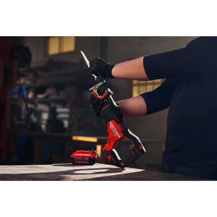 CRAFTSMAN V20 BRUSHLESS RP Cordless Reciprocating Saw (Bare Tool), large image number 6